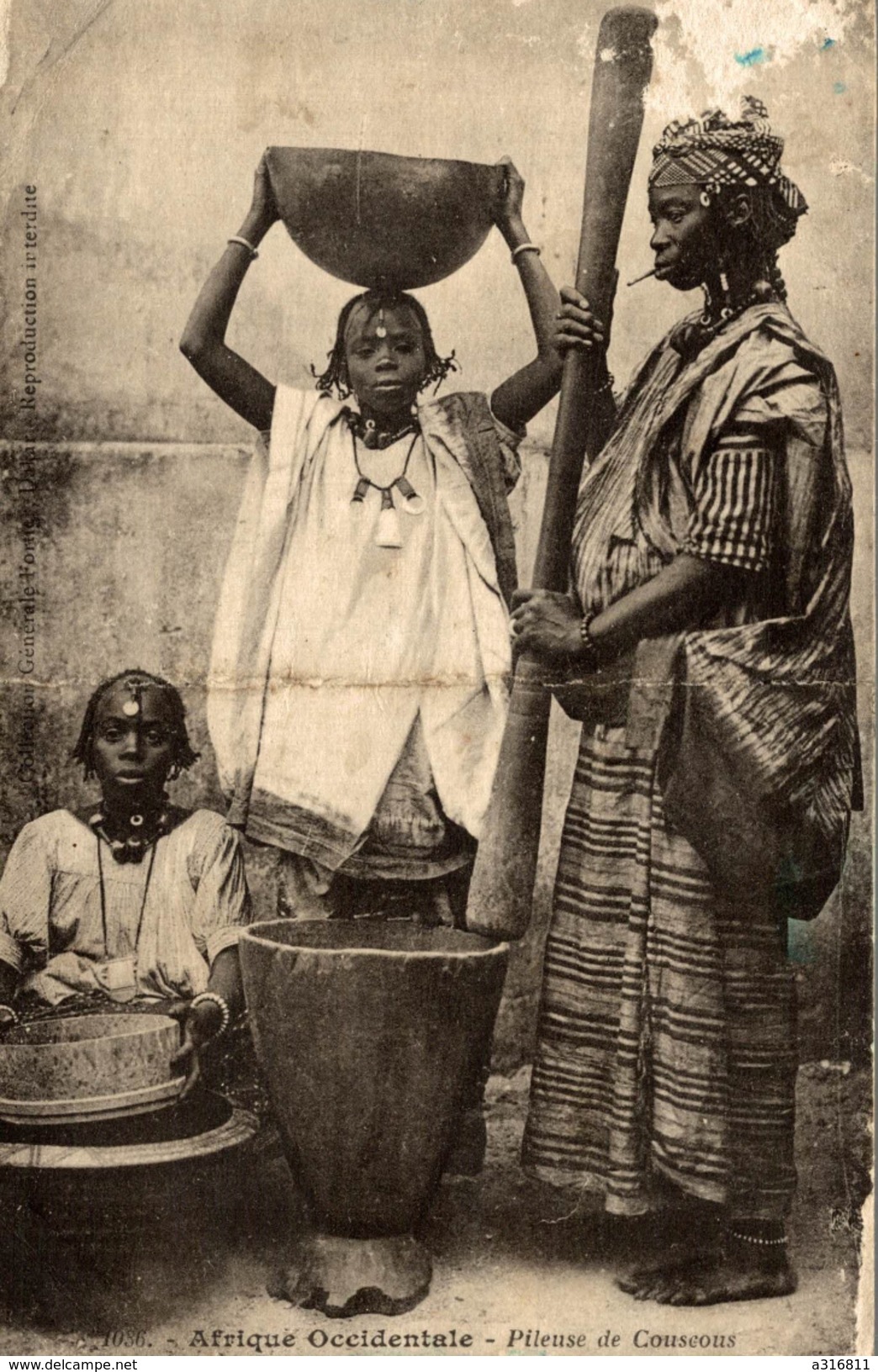 PILEUSE DE COUSCOUS - Senegal