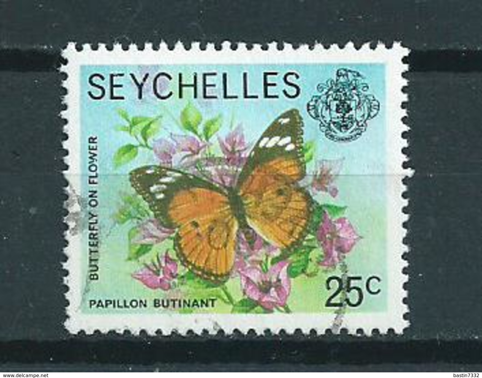 1978 Seychellen Vlinder,butterfly,papillon,schmetterlinge Used/gebruikt/oblitere - Seychelles (1976-...)