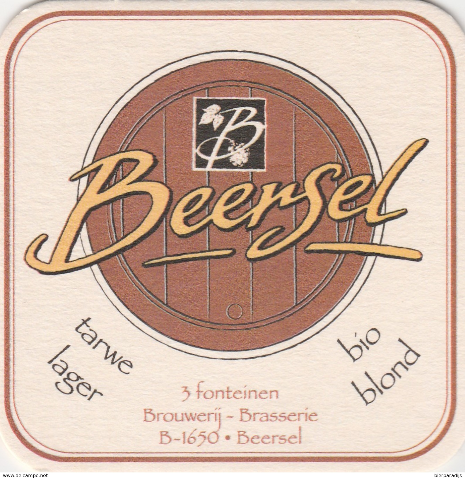 Beersel - 3 Fonteinen - Sotto-boccale