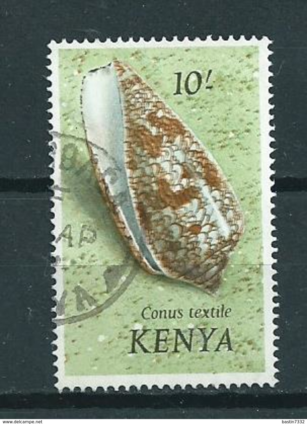 1971 Kenia 10'sh Shell,schelpen Used/gebruikt/oblitere - Kenia (1963-...)