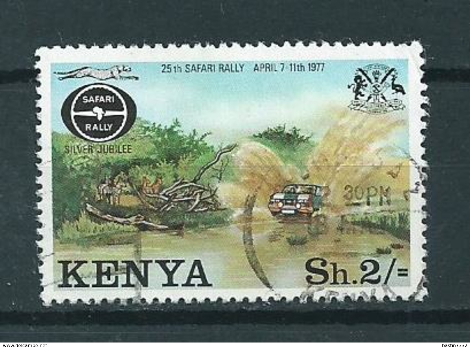 1977 Kenia 2'sh Safari Used/gebruikt/oblitere - Kenia (1963-...)