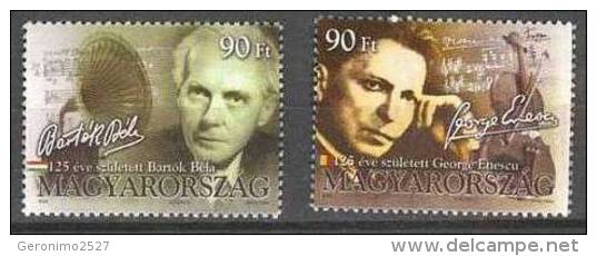 HUNGARY 2006 PEOPLE Famous Persons COMPOSERS - Fine Set MNH - Neufs