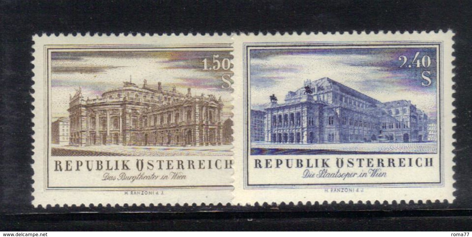 XP464 - AUSTRIA 1955 ,  N. 853/854  ***  MNH - Nuovi