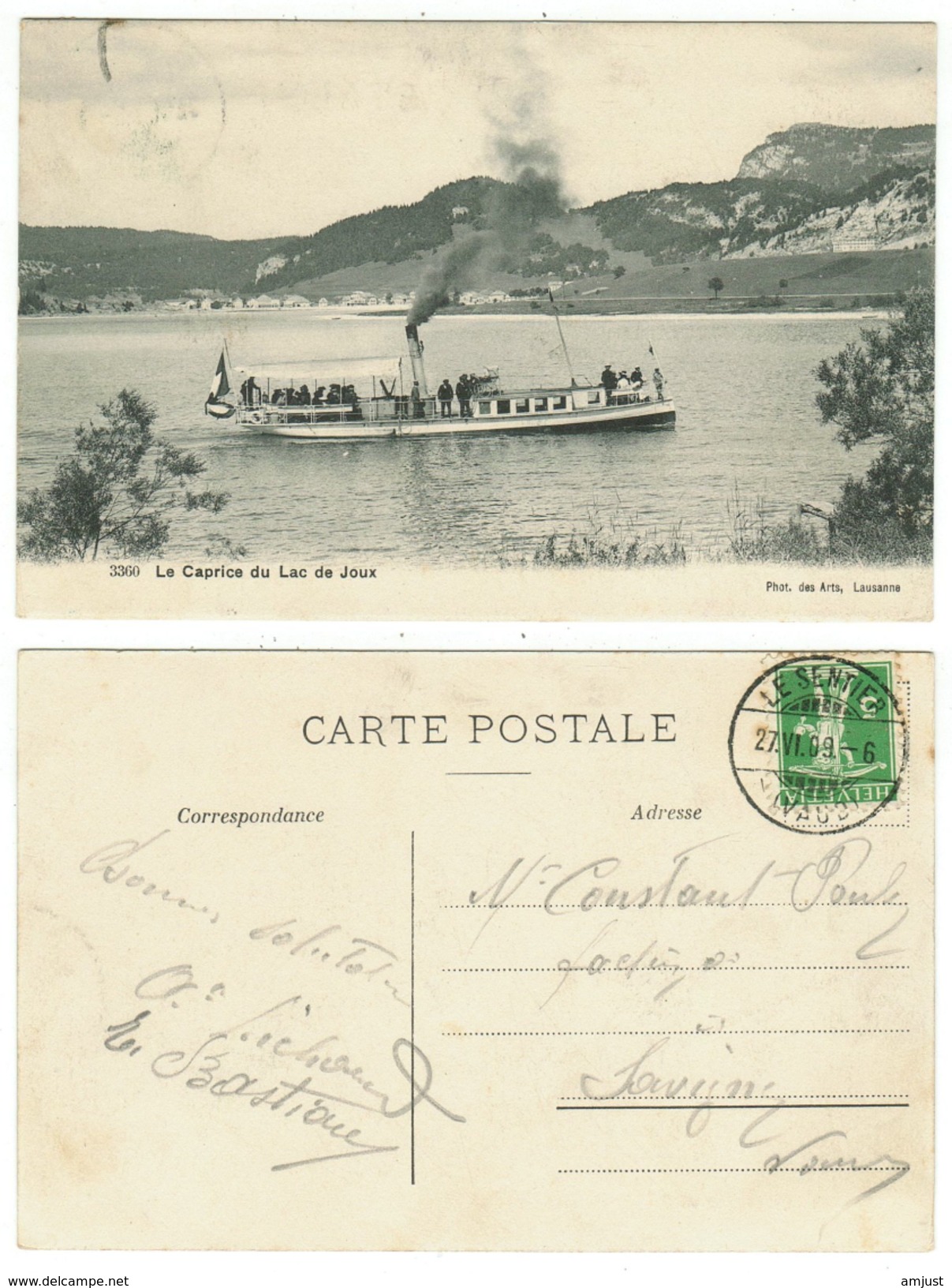 Suisse // Schweiz // Switzerland //  Vaud  // Le Caprice Du Lac De Joux - Autres & Non Classés