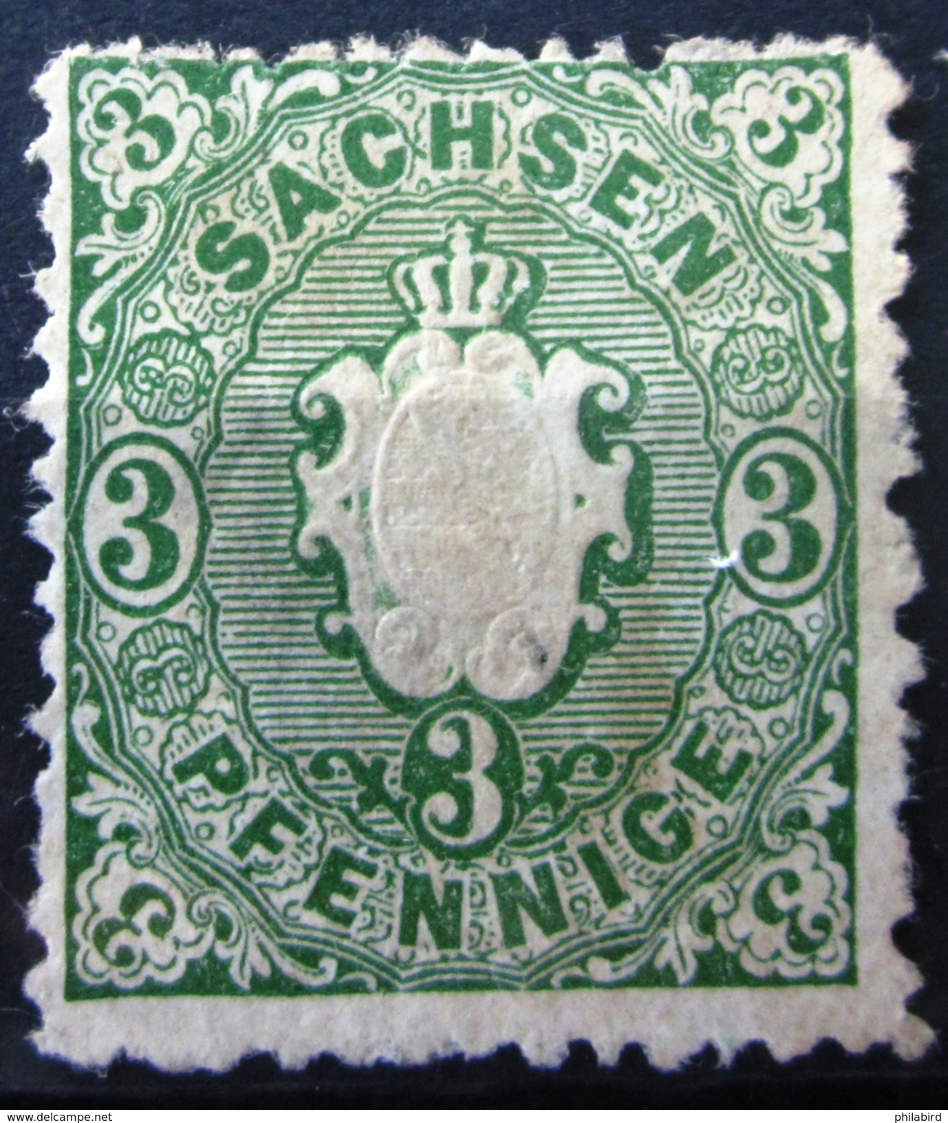 SAXE                  N° 13              NEUF SANS GOMME - Saxe