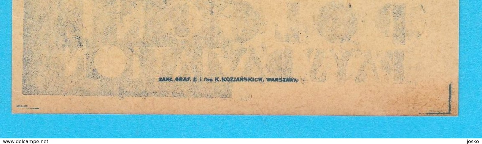 POLISH AIRLINES - Aeroklub Rzeczypospolitej Polskiej * Original Vintage Flyer Issued Before WW2 * Poland Polska Pologne - Pubblicità