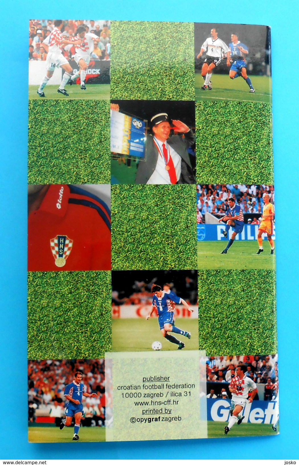 UEFA EURO 2000 - CROATIA TEAM programme & guide * football soccer fussball programm programma Kroatien Croatie Croazia