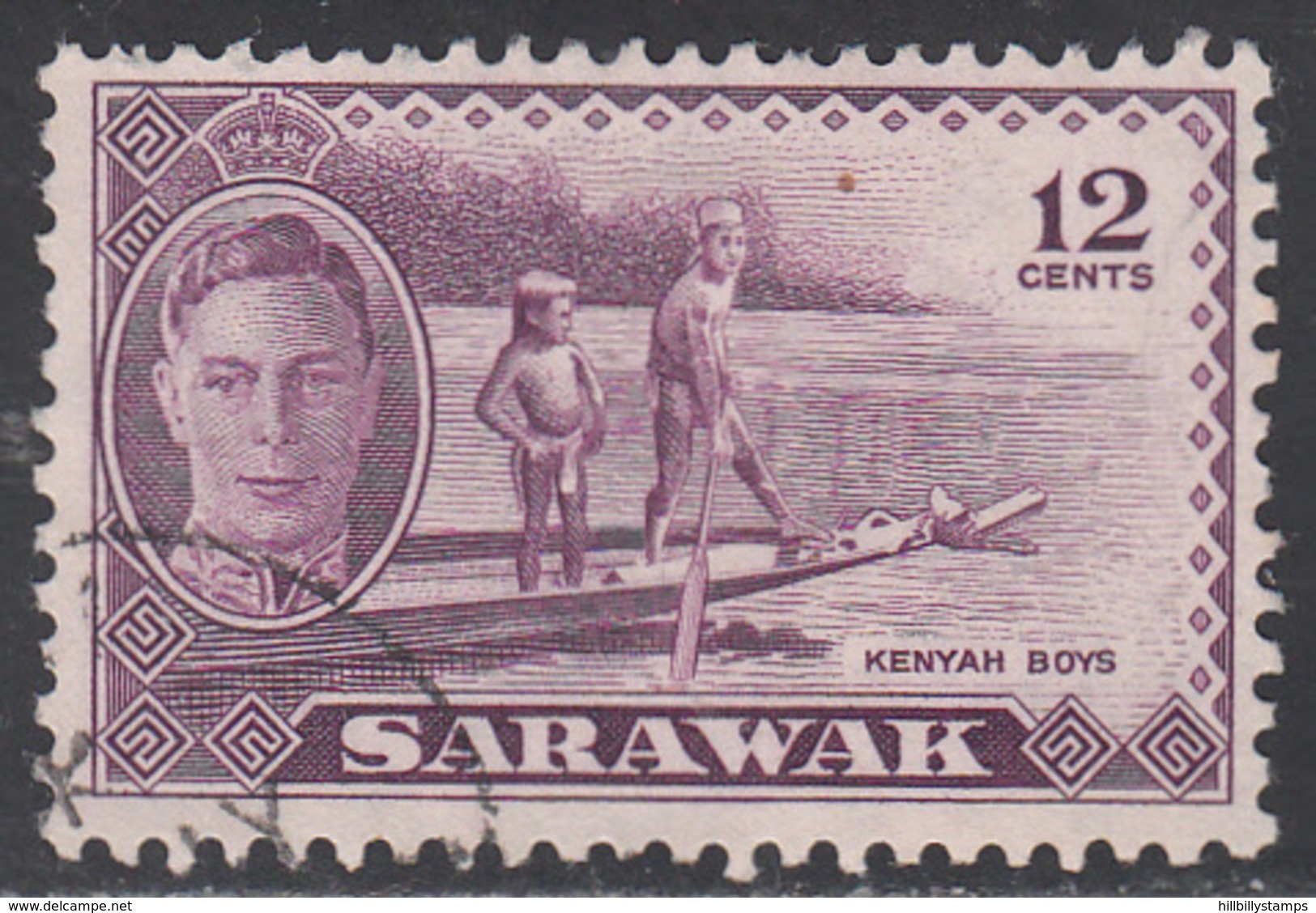 SARAWAK       SCOTT NO. 187     USED     YEAR 1950 - Sarawak (...-1963)