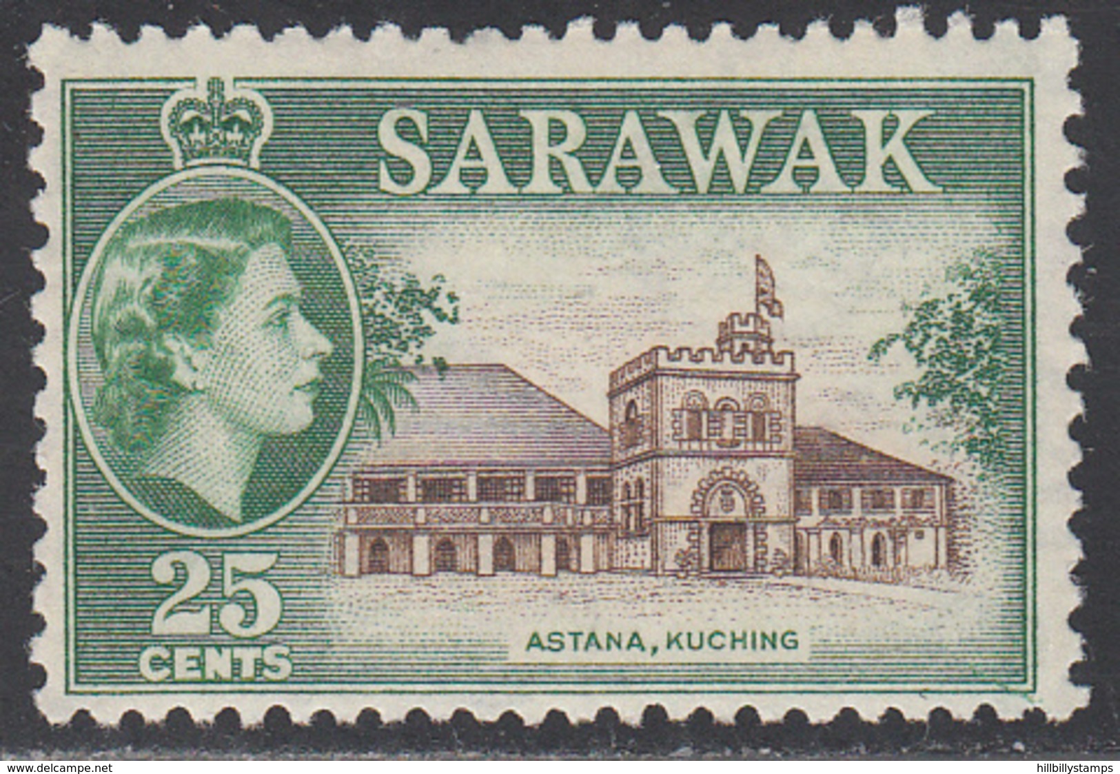 SARAWAK       SCOTT NO. 206     MNH     YEAR 1955 - Sarawak (...-1963)