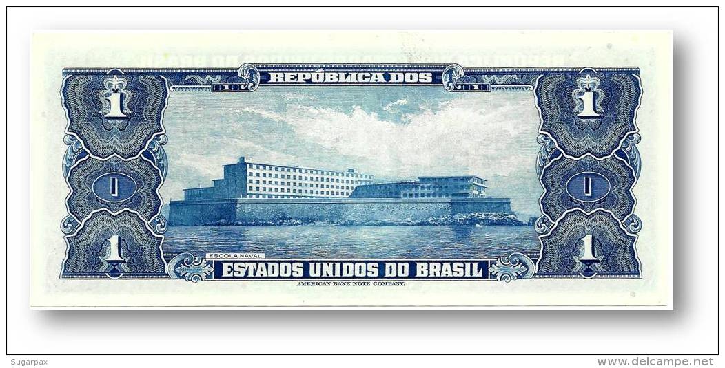 BRASIL - 1 CRUZEIRO - ND (1956 ) - P 150.c - UNC. - Serie 2709.&ordf; - Sign. 5 - W/o Estampa ( 1A ) - Marquês De Tamand - Brasil