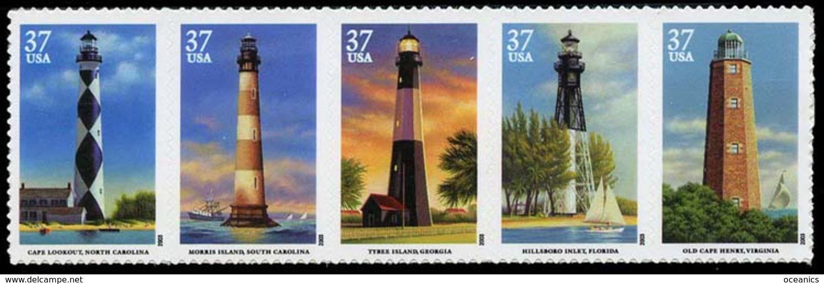 Etats-Unis / United States (Scott No.3791 - Southeastern Lighthousese)+ [**] - Unused Stamps