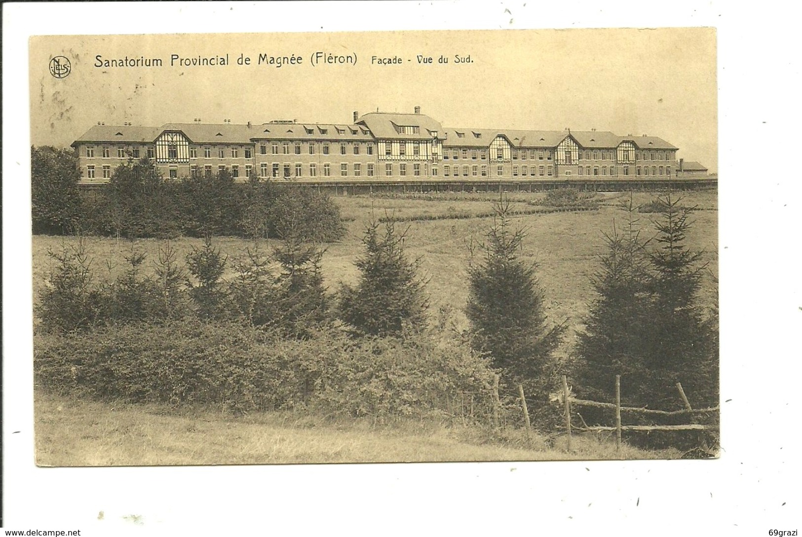 Magnee Sanatorium Provincial ( Fléron ) Façade Vue Du Sud - Fléron