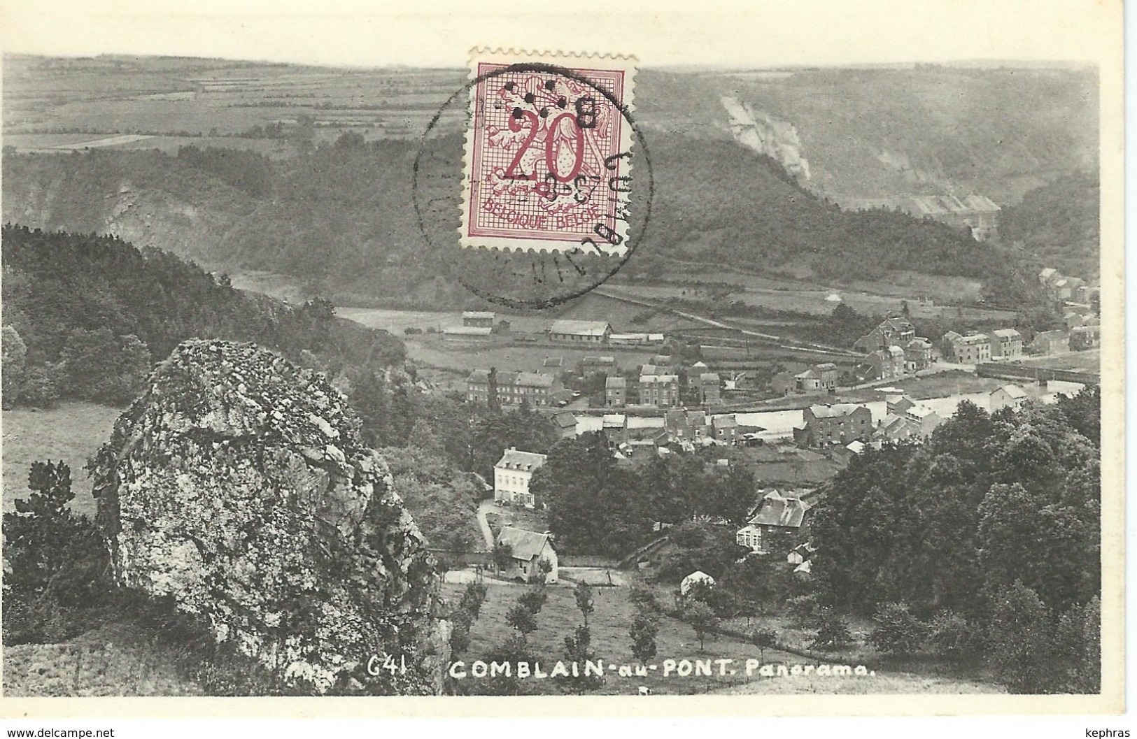 641 COMBLAIN-AU-PONT : Panorama - RARE VARIANTE - Editions MOSA - Comblain-au-Pont