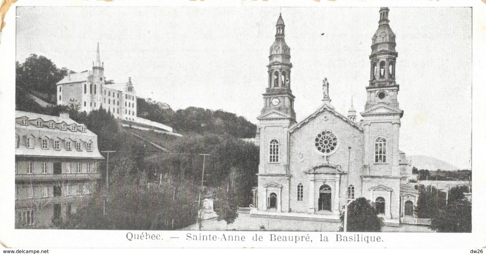 Québec - Saint-Anne De Beaupré, La Basilique - Mini Carte (7 X 14 Cm) Non Circulée - Ste. Anne De Beaupré