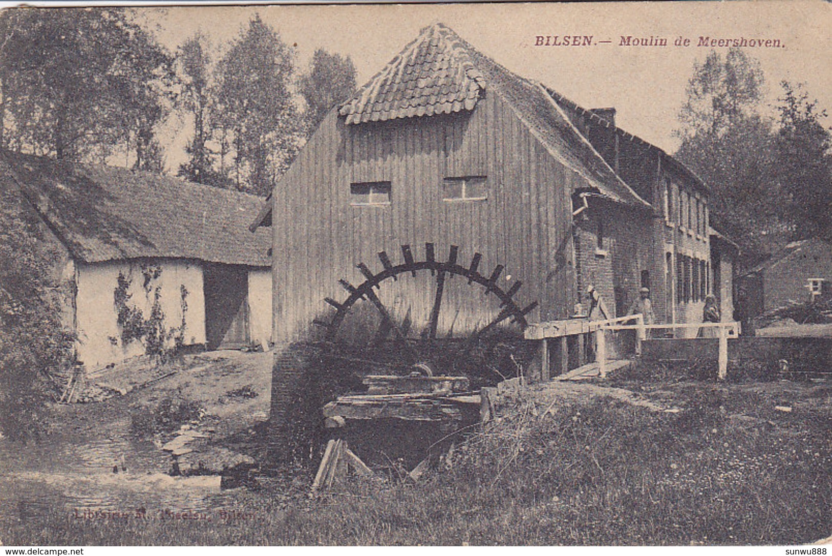 Bilsen Bilzen Moulin De Meershoven (animation, Lib. Theelen) - Bilzen