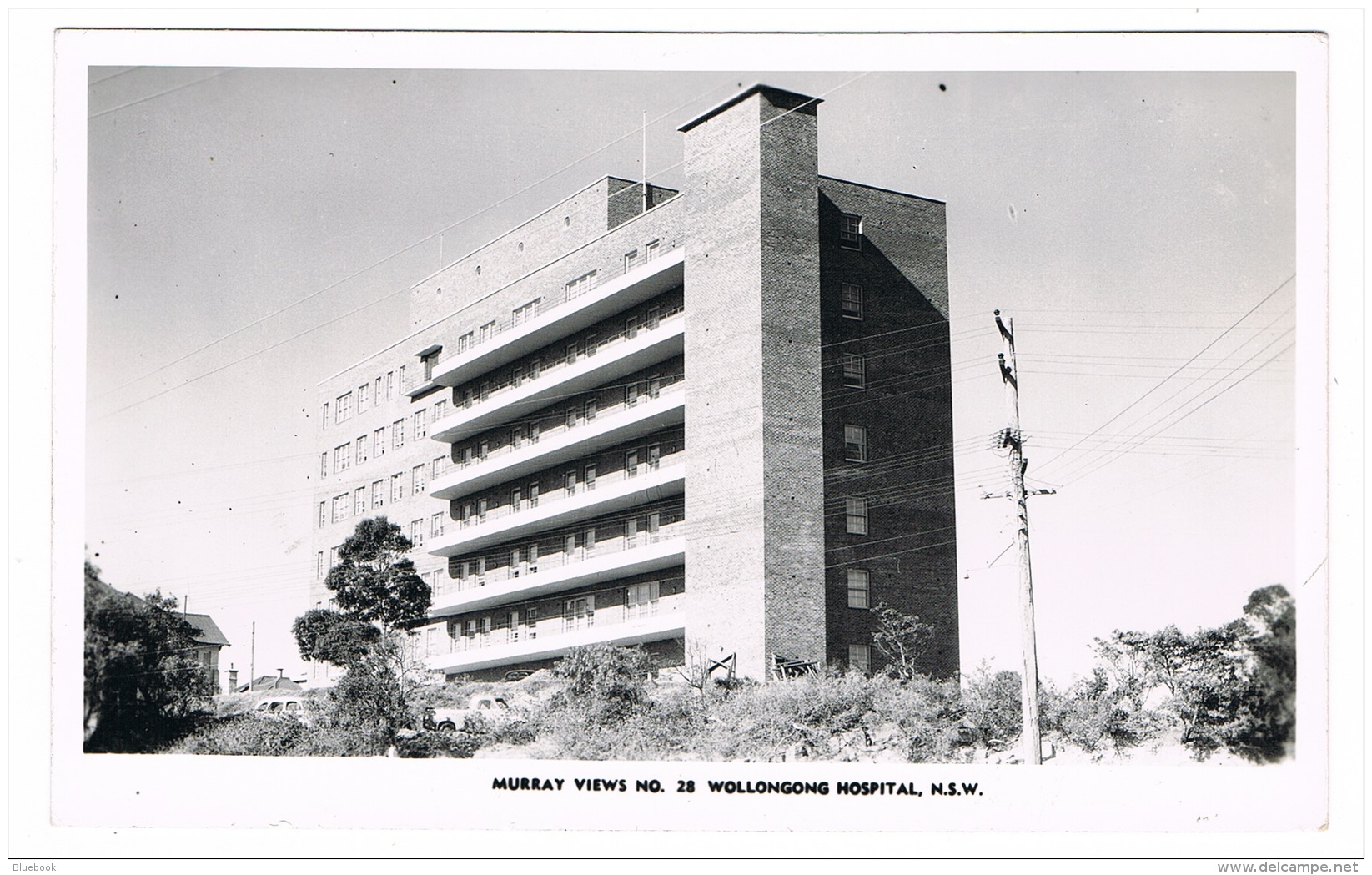 RB 1139 - Real Photo Postcard - Wollongong Hospital - New South Wales Australia - Wollongong