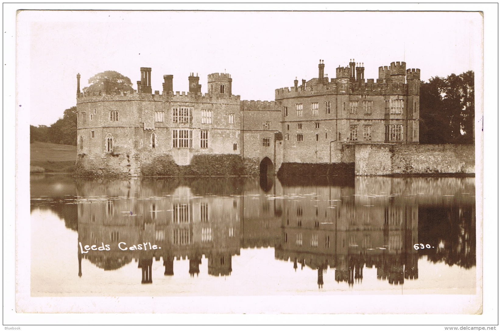 RB 1141 -  1941 Real Photo Postcard - Leeds Castle Kent - Other & Unclassified