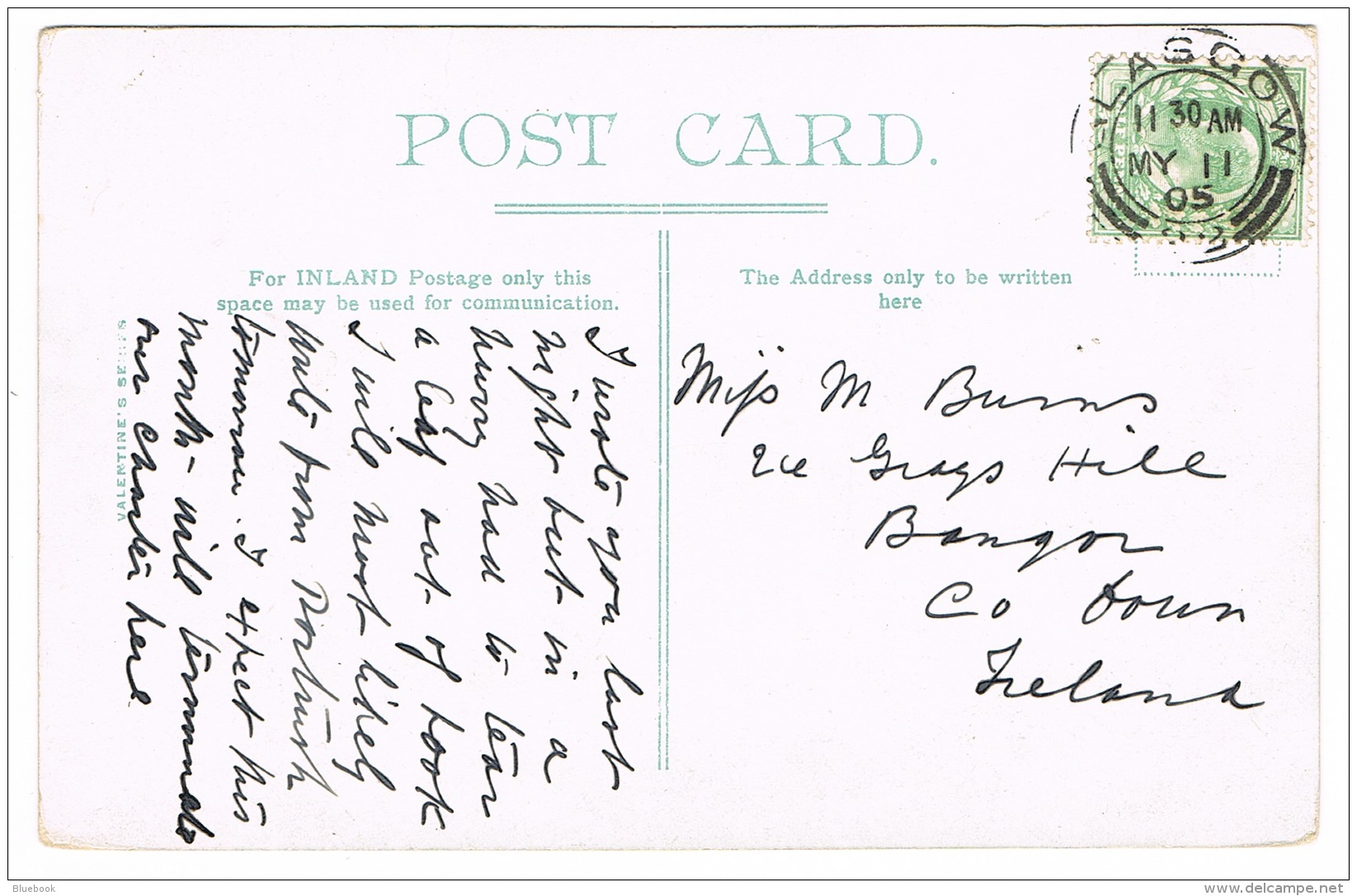 RB 1140 - 1905 Postcard - Tram &amp; Langside Battlefield Memorial - Glasgow Scotland - Lanarkshire / Glasgow