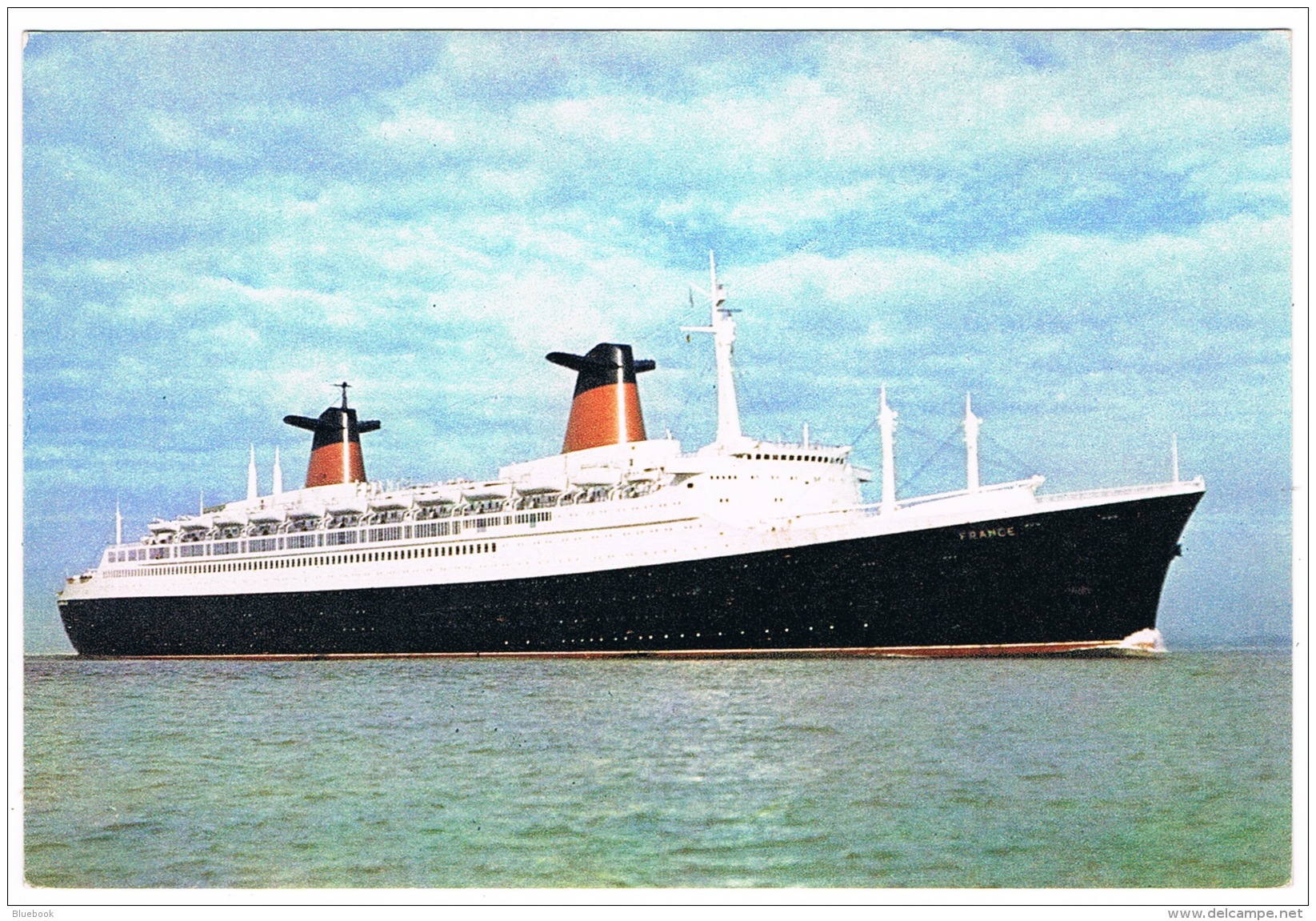 RB 1140 - J. Arthur Dixon Postcard - The French Line France - Ship Boat Maritime Theme - Steamers