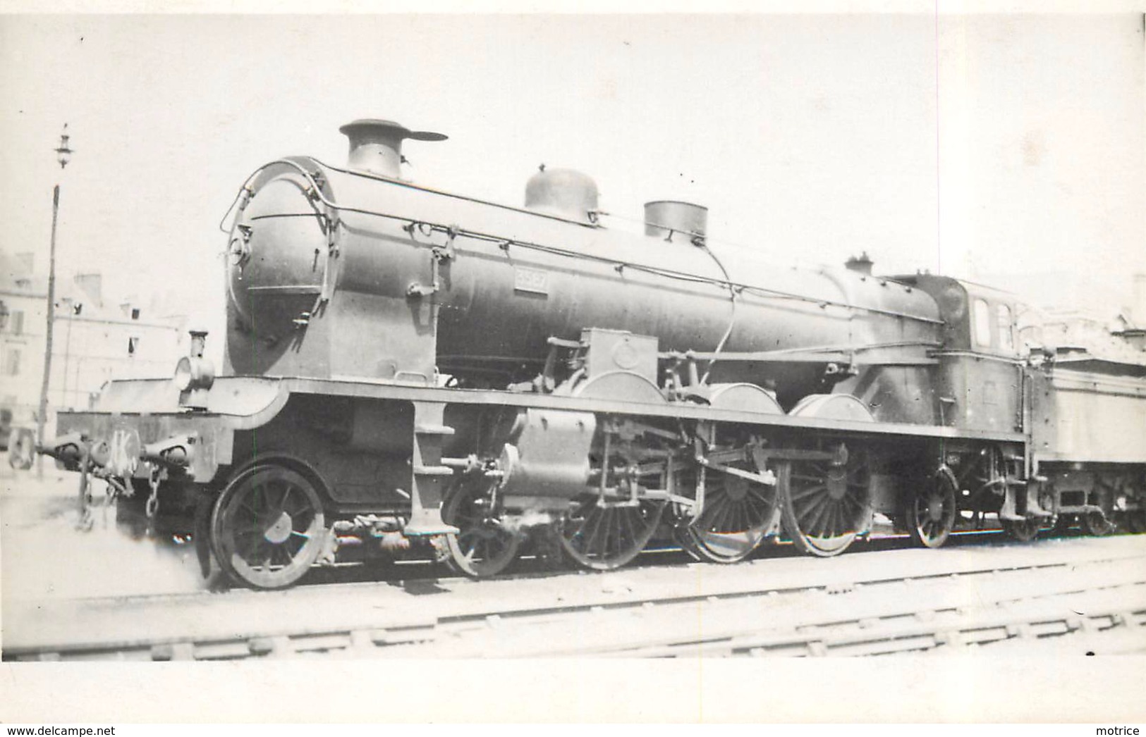 LOCOMOTIVE N° 3587  (ancien Retirage Photo,format Carte Ancienne) - Trains