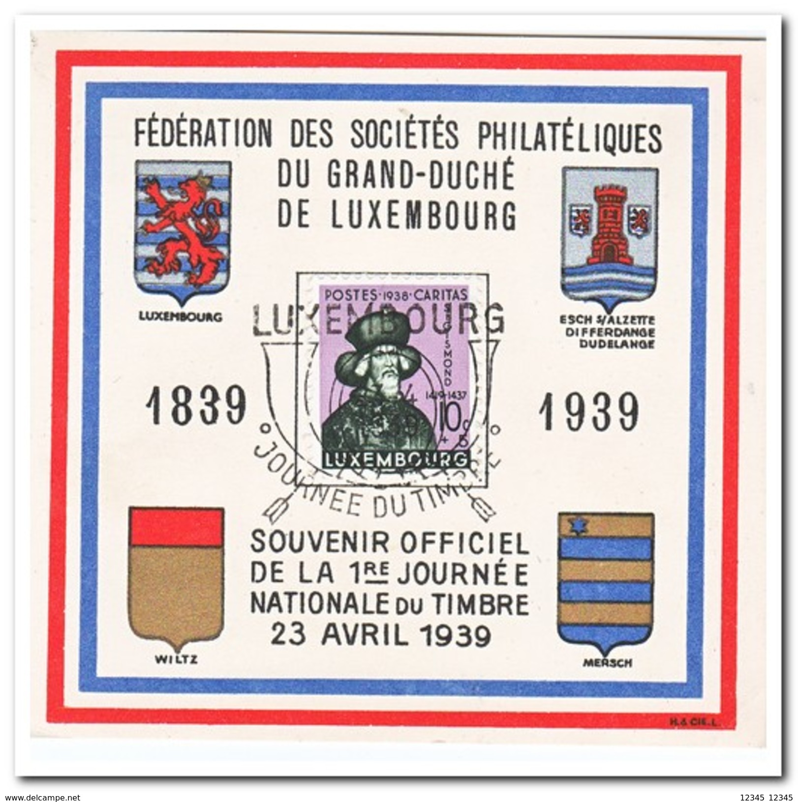 Luxemburg 1939, Gestempeld USED - Oblitérés