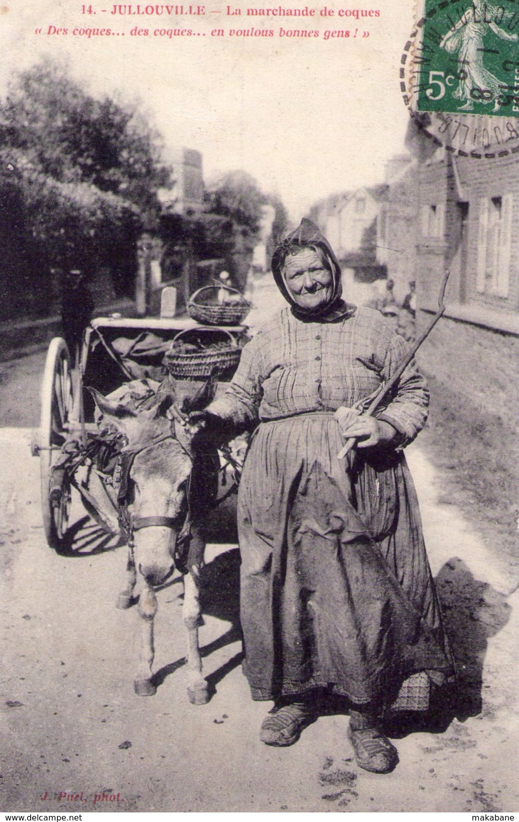 JULLOUVILLE - La Marchande De Coques - "Des Coques... Des Coques... En Voulous Bonnes Gens !" - Autres & Non Classés