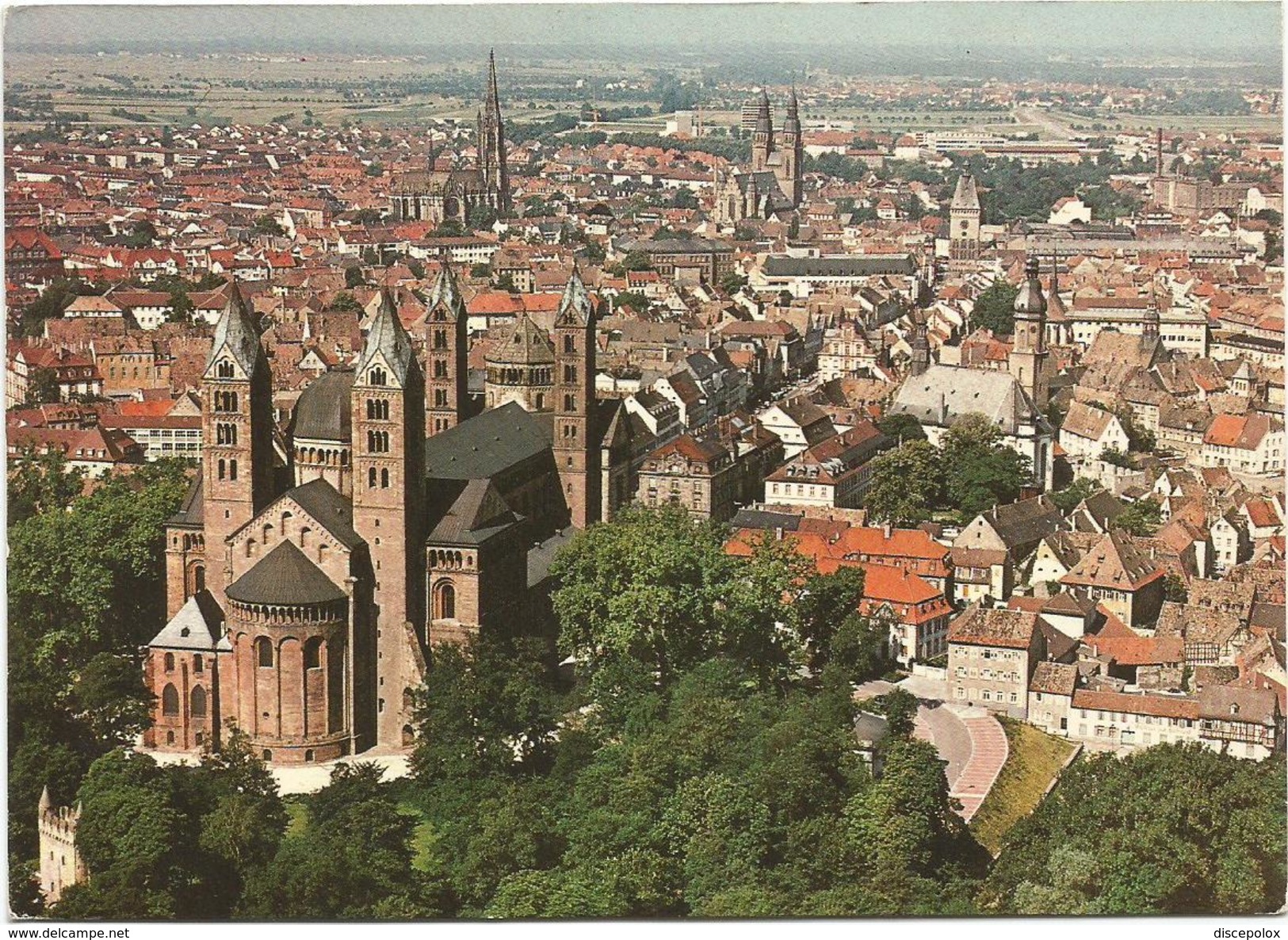 T1751 Speyer - Kaiserdom Mit Stadt Von Osten / Non Viaggiata - Speyer