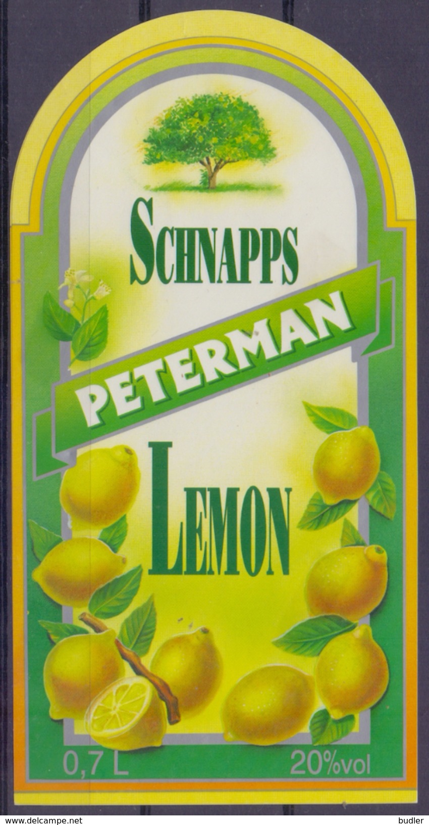 BELGIË/BELGIQUE : ## PETERMAN ## Schnaps / Lemon &ndash; Citroenjenever : BRUGGEMAN,CITROEN,CITRON, - Autres & Non Classés