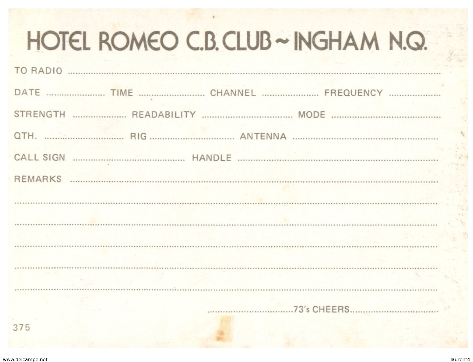 (7000) Australia - QLD - Hotel Romeo (Ingham) - Far North Queensland