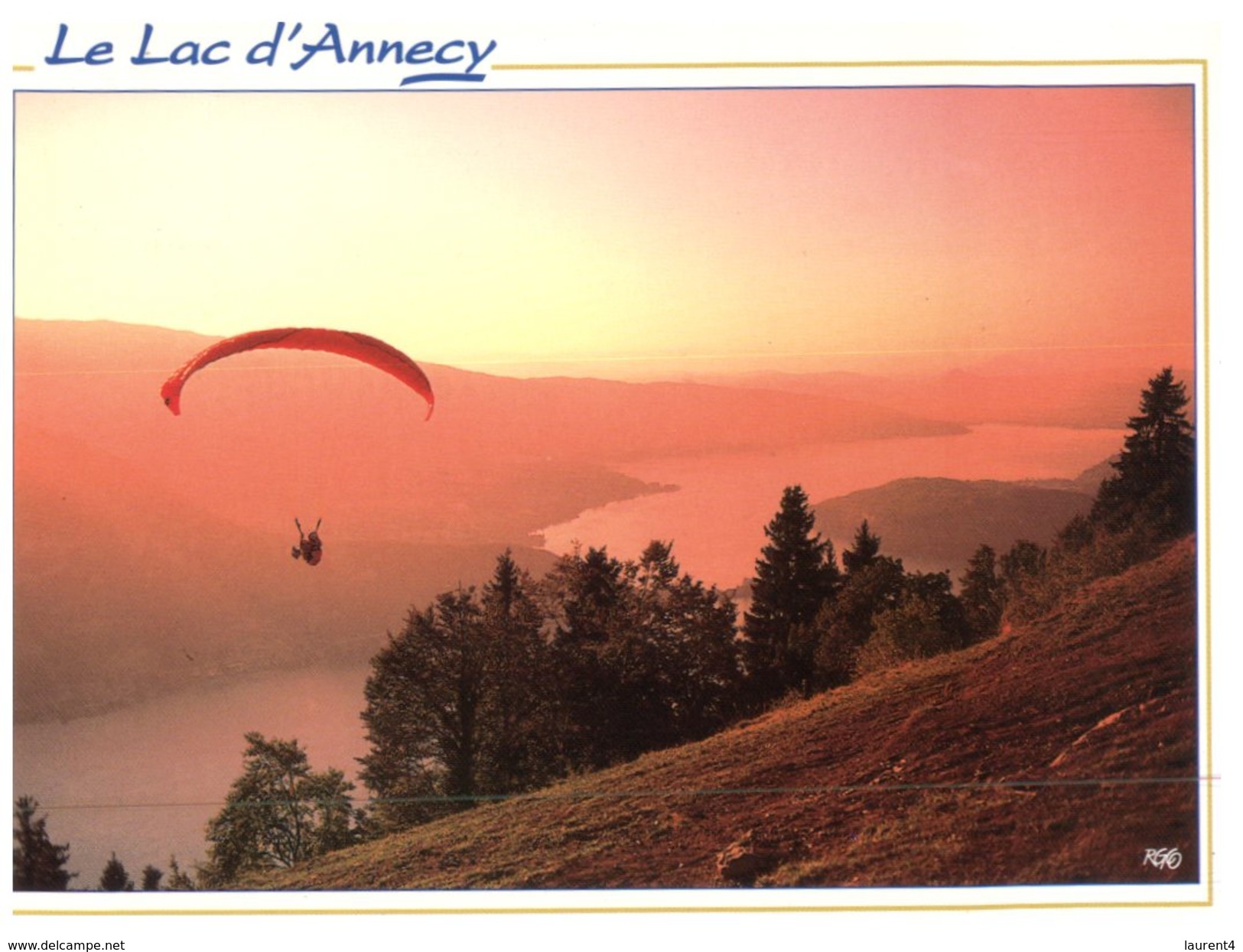 (ORL 200) France - Lac D'Annecy Parapente - Fallschirmspringen