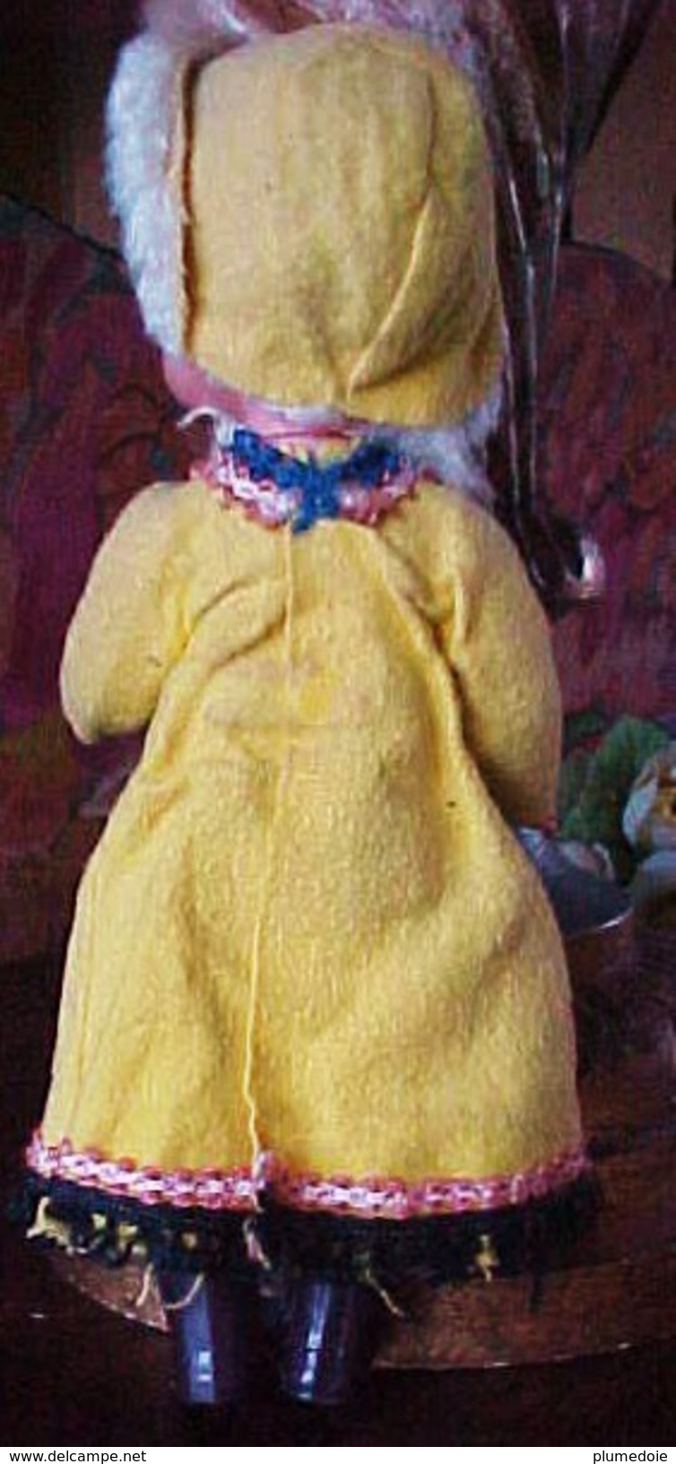 ANCIENNE  POUPEE  Type ESQUIMAUDE,  26 Cm  , TOY , OLD DOLL With Face Painted Eskimo - Poupées