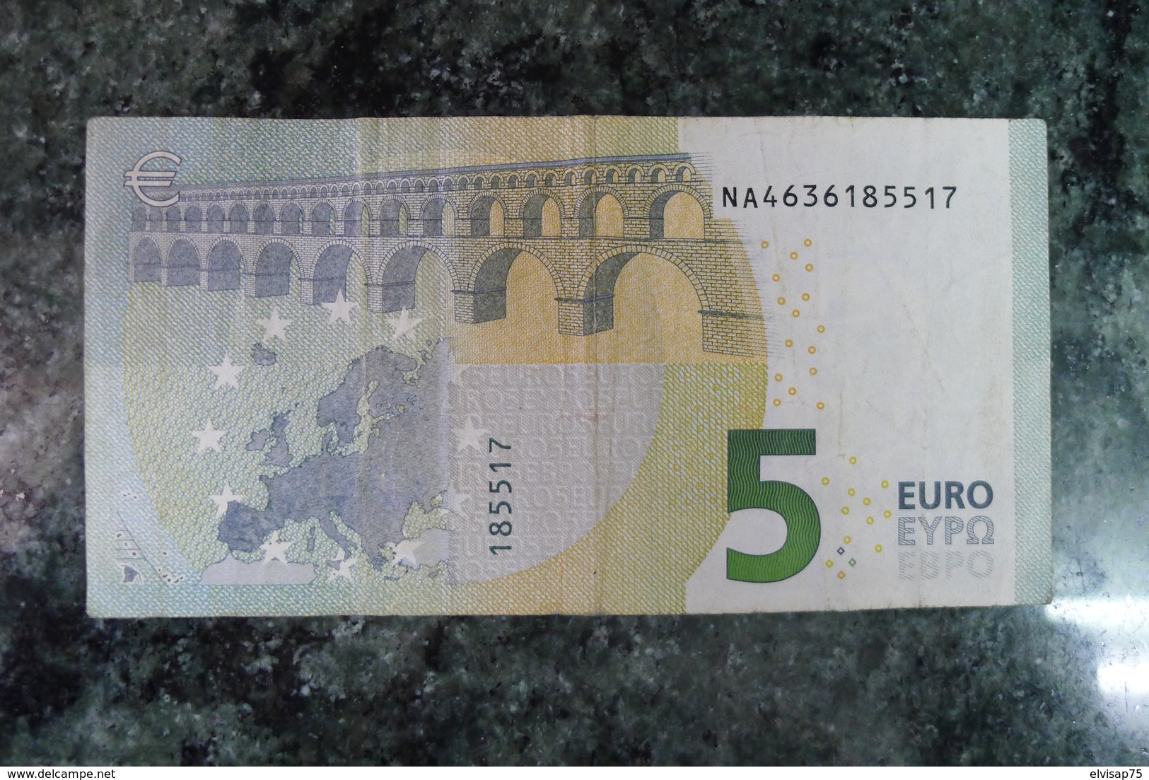 RARE  5 EURO AUSTRIA N015F4 Draghi - 5 Euro