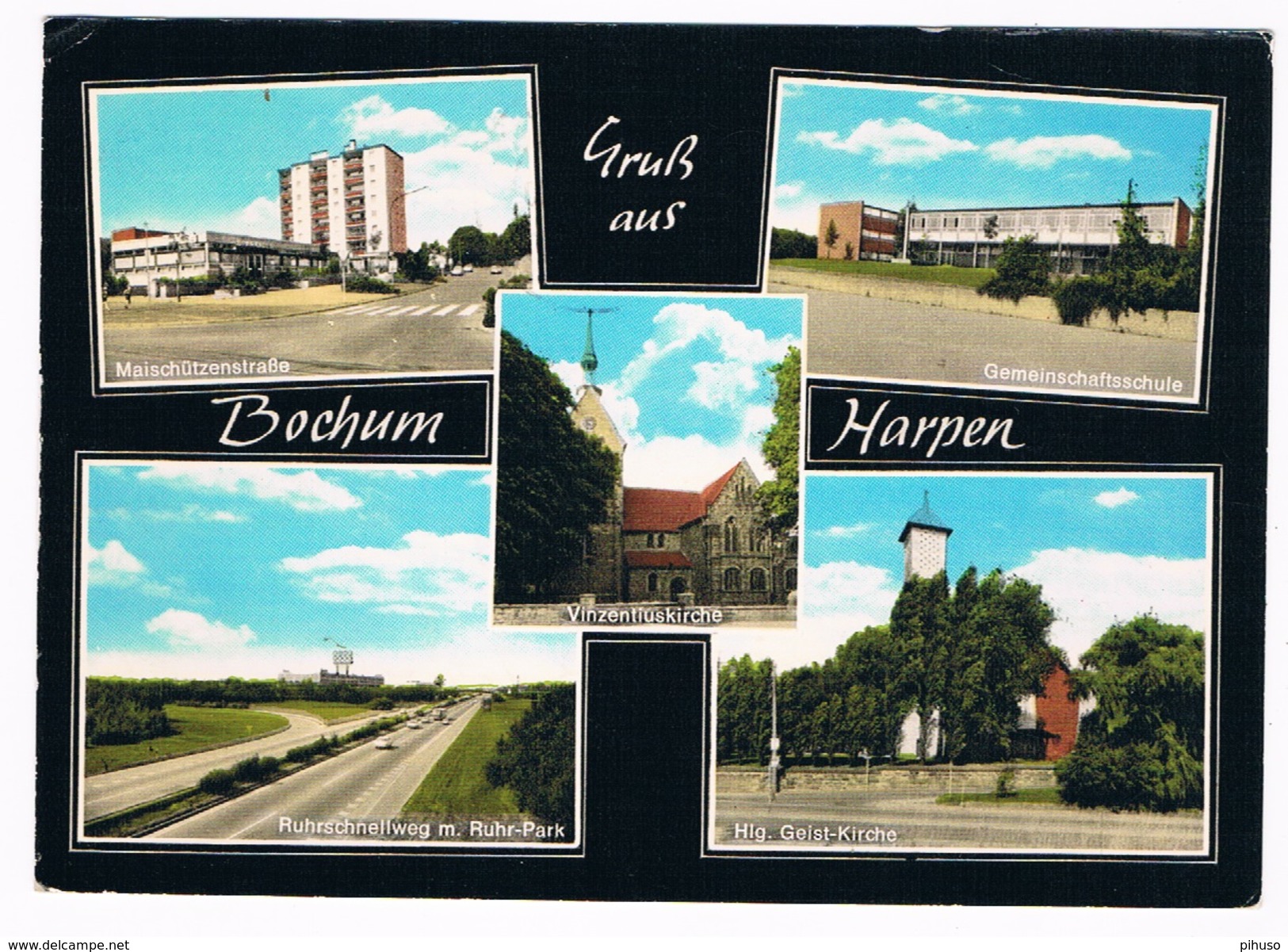 D-6956     BOCHUM-HARPEN : Gruss Aus - Bochum