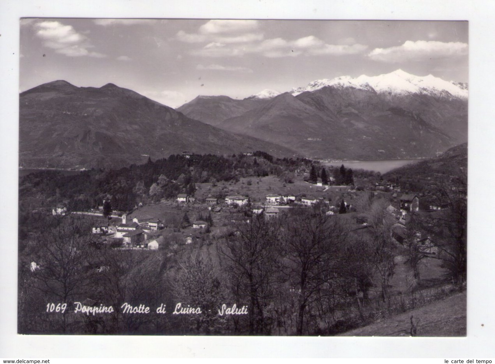 Cartolina Poppino Motte Di Luino (Varese) - Saluti. 1964 - Luino