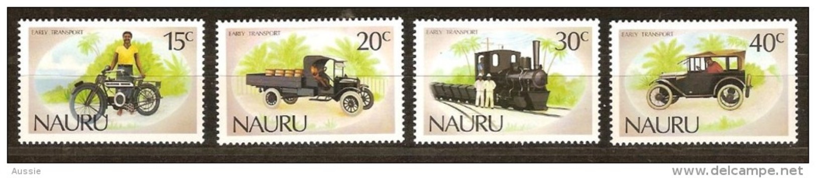 Nauru 1986 Yvertn° 315-318  *** MNH Cote 35 FF Transport Divers - Nauru