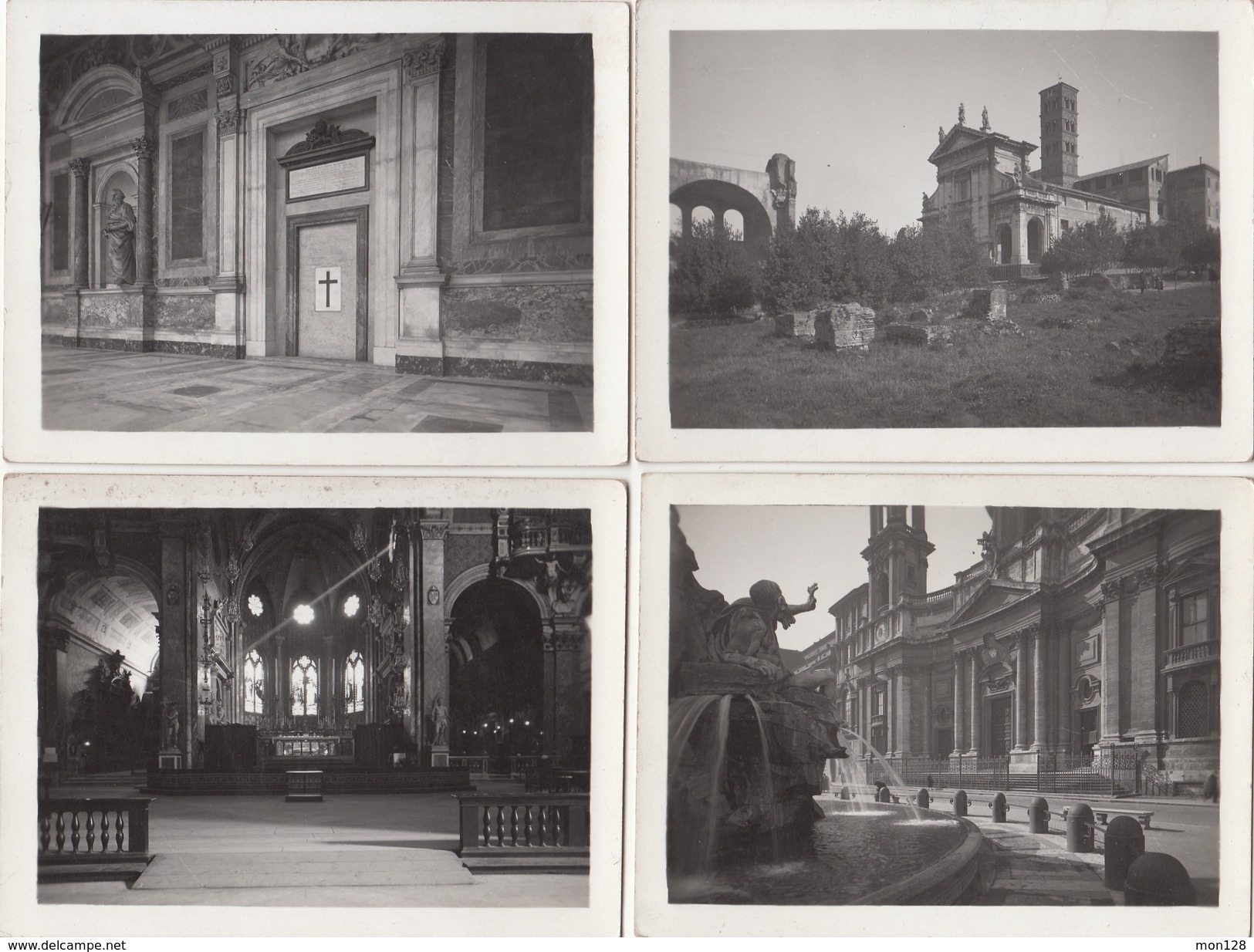 ITALIE - ROME - 11 PHOTOS ORIGINALES 9x12 Cms - ANNEES 1930 1940 - Lieux