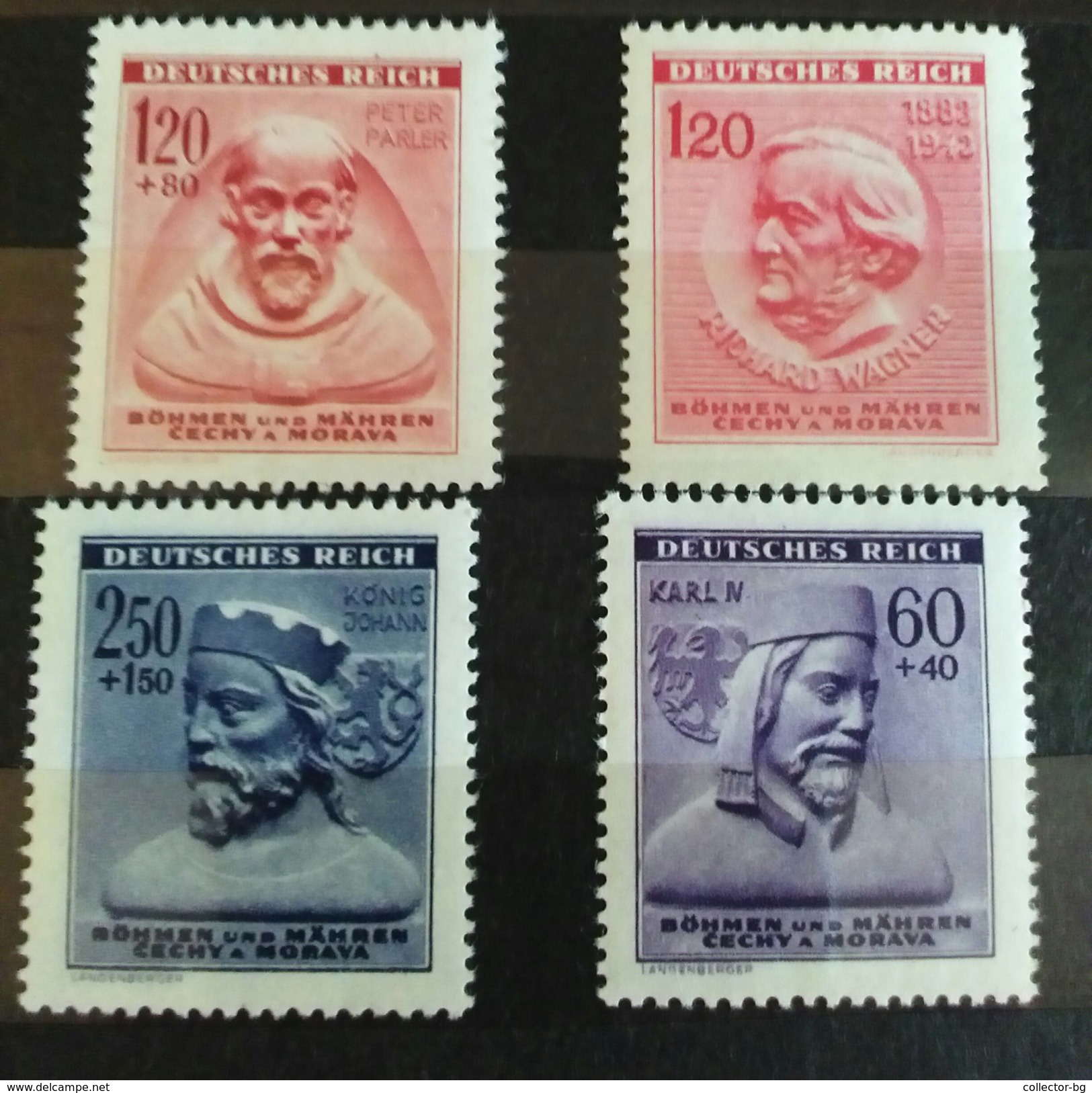 RARE GERMANY EMPIRE  DEUTSCHE REICH CECHY MORAYA MAHREN BOHMEN UNUSED/NEUF/MINT STAMP TIMBRE - Unused Stamps