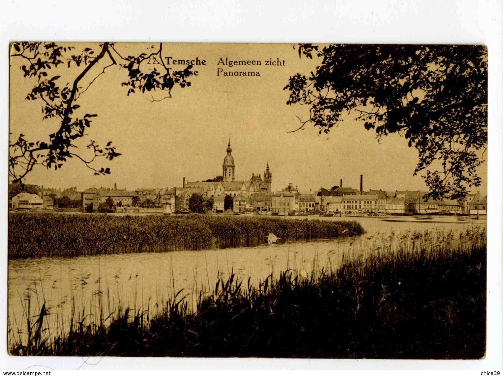 C 19075  -  Temsche  -  Algemeen Zicht  -  Panorama - Temse