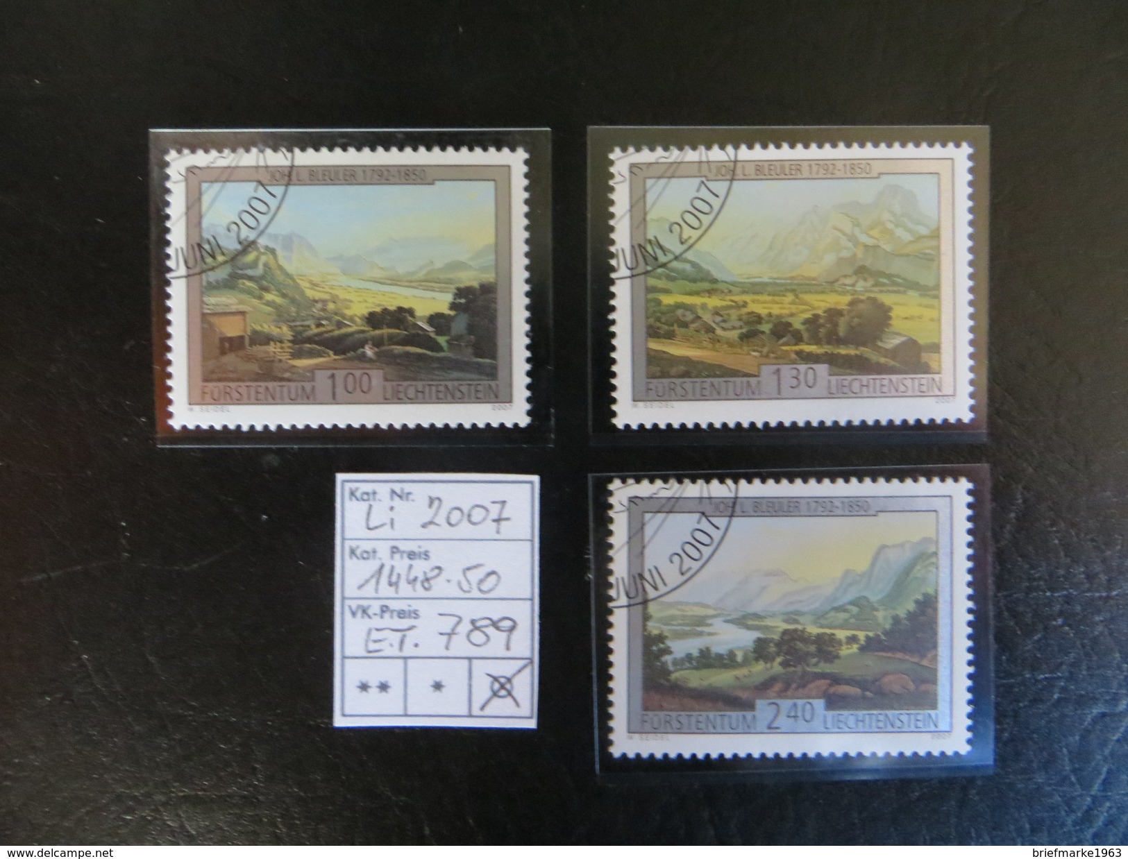 2007  " Der Rhein "  Satz Ersttag Gestempelt    LOT 789 - Gebraucht