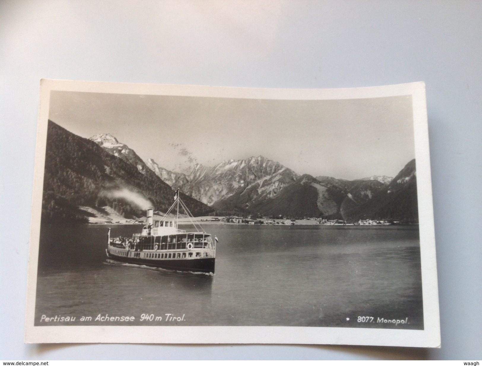 8077 - PERTISAU Am Achensee 940m, Tirol - 1937 Timbrée - Pertisau