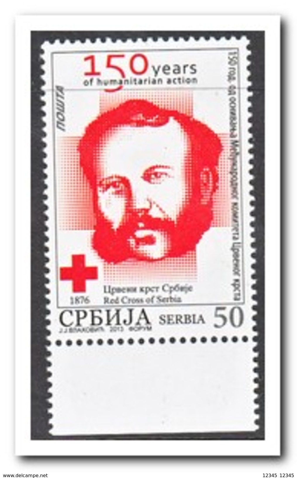 Servië 2013, Postfris MNH, Red Cross - Servië