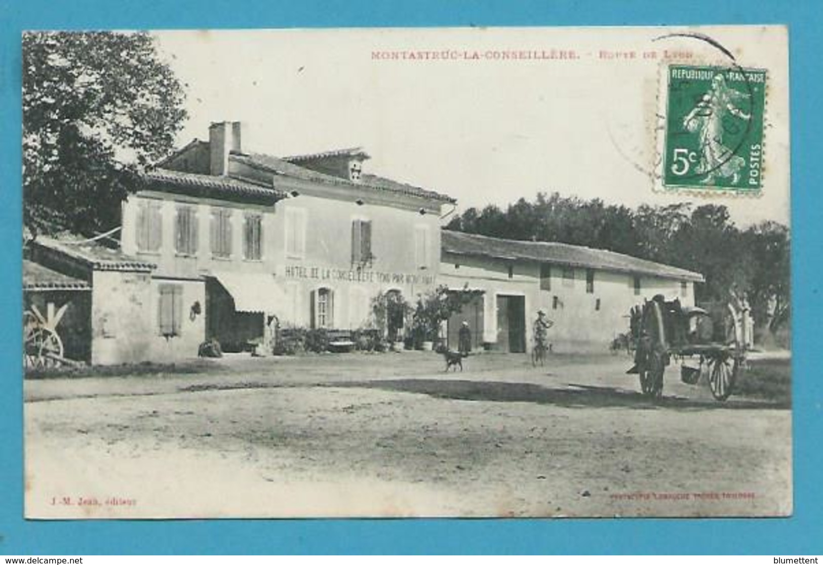 CPA LABOUCHE Hôtel Route De Lyon MONTASTRUC-LA-CONSEILLERE 31 - Montastruc-la-Conseillère