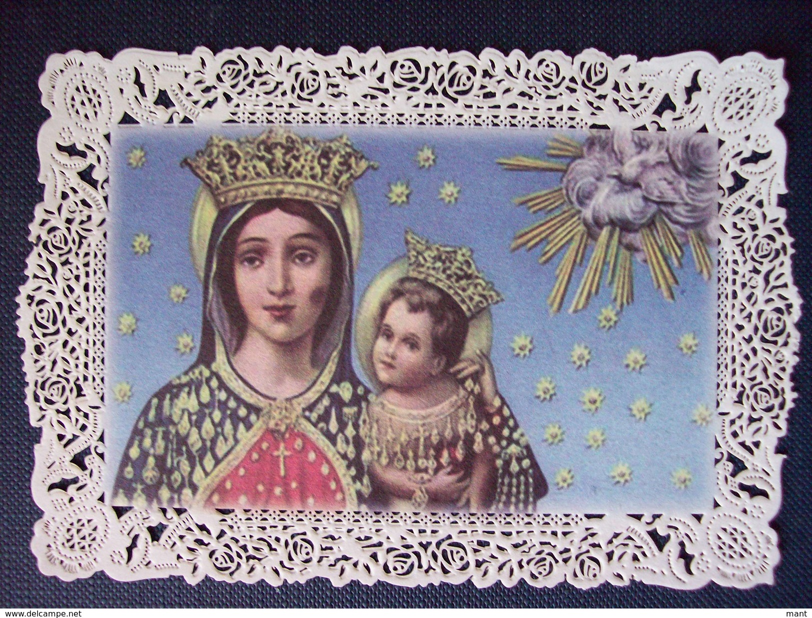 Santino Merlettato - Holycard - Canivet MADONNA DELL'ARCO - Religione & Esoterismo