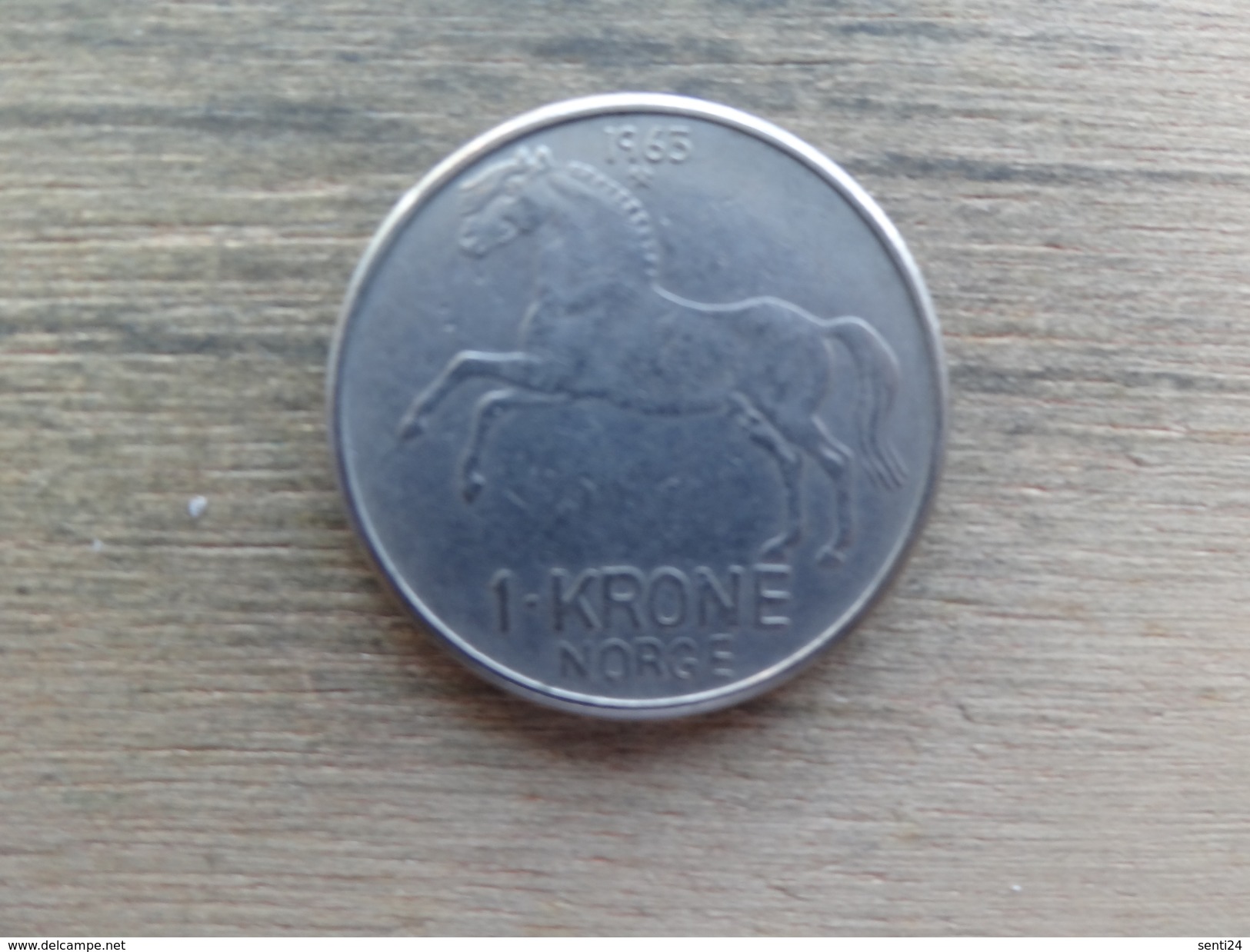 Norvege  1  Krone  1963  Km 409 - Norway