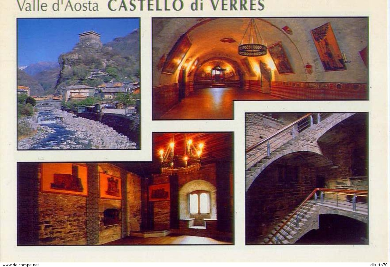 Valle D'aosta - Castello - Di Verres - 600-0121 - Formato Grande Non Viaggiata - E - Aosta