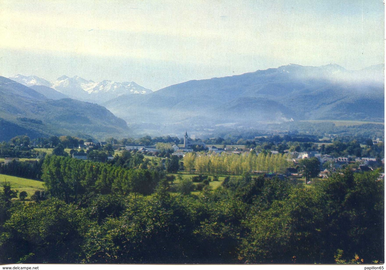 (65) VALLEE D'AURE  LABARTHE DE NESTE   Vue Générale Et Panorama Sur La Chaîne Pyrénéenne - La Barthe De Neste