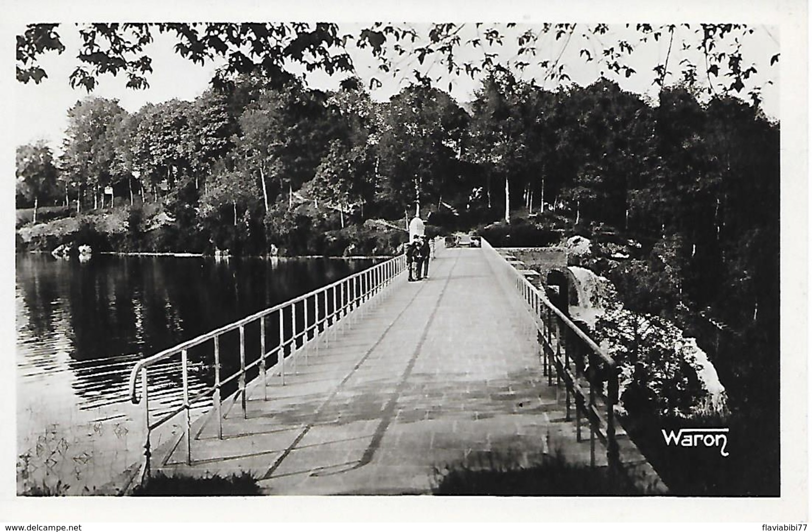 BOSMELEAC -  ( 22 ) - La Digue Et La Cascade    ( C.P.S.M.-( Pt-Ft-) - Bosméléac