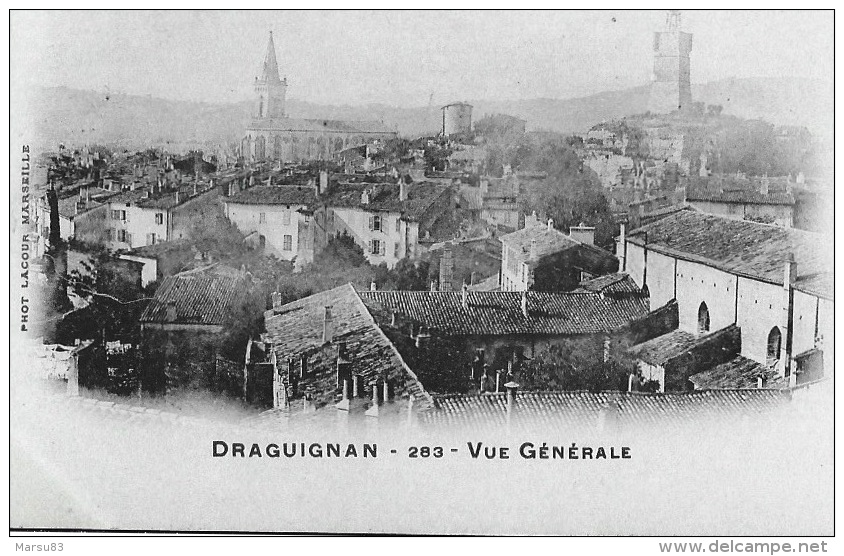 Draguignan-  ** 1902 PAS COURANTE ** Ed. Lacour N°283  (carte Couleur Verte Claire) - Draguignan