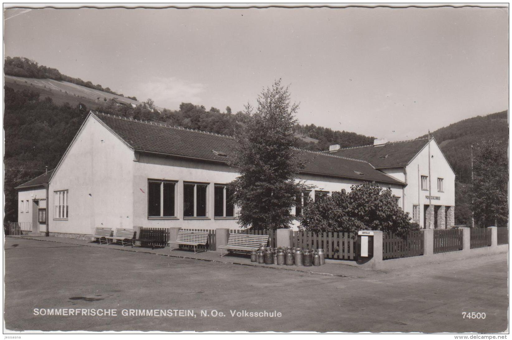 AK - GRIMMENSTEIN - Volksschule 1963 - Neunkirchen