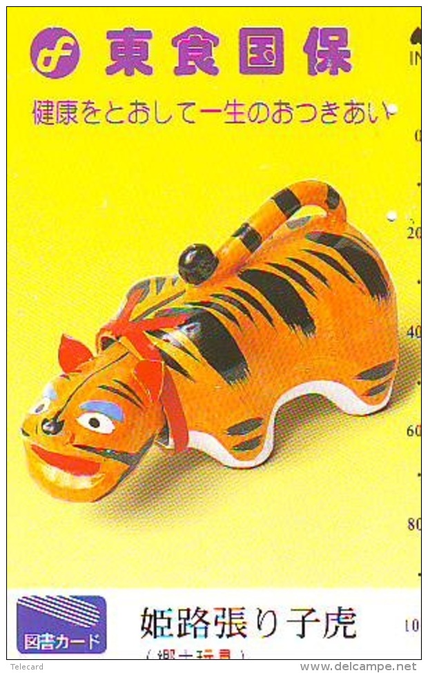 Télécarte  JAPON * ZODIAQUE * TIGRE (675) TIGER * HOROSCOPE * PHONECARD JAPAN * TELEFONKARTE STERNZEICHEN TIJGER - Zodiac